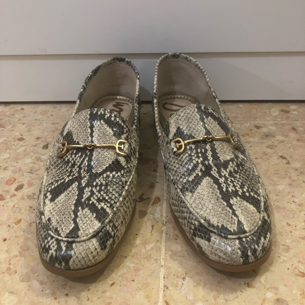 Sam Edelman Loraine Snake Skin Loafers